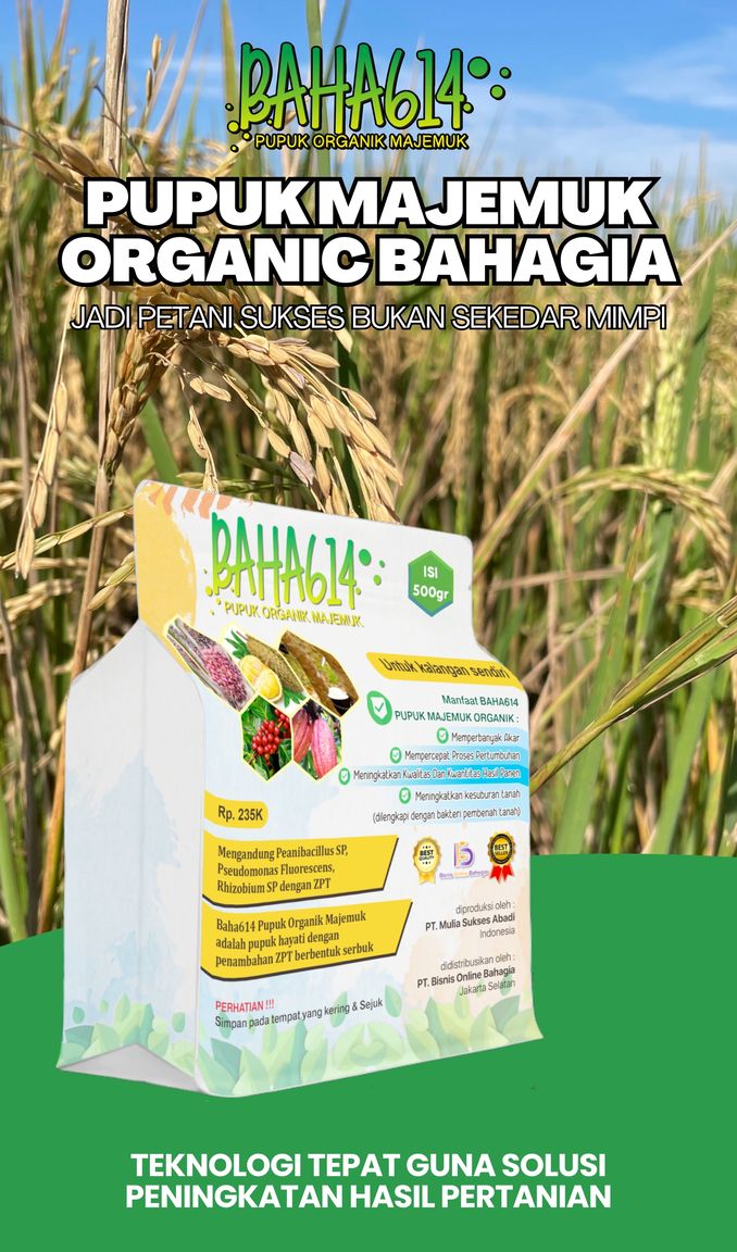 Pupuk majemuk organik bahagia