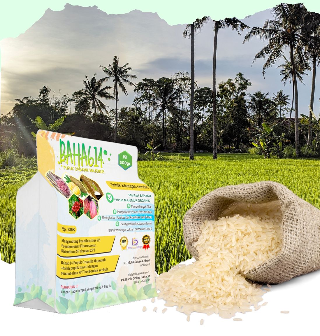 Pupuk majemuk organik bahagia